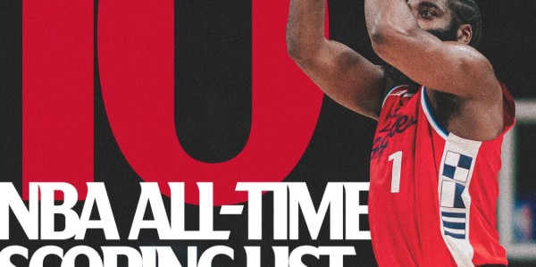 哈登34+5+6跻身历史得分前10快船惜败森林狼，小卡20分华子15+6