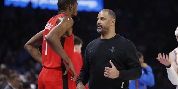 奥科吉再获重用！火箭新2阵亮相：主打1大4小阵容，护筐三分兼顾