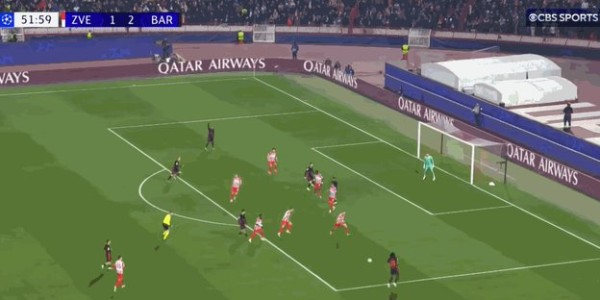 星空体育-【欧冠】巴萨5比2客胜红星，孔德助攻戴帽，莱万两球